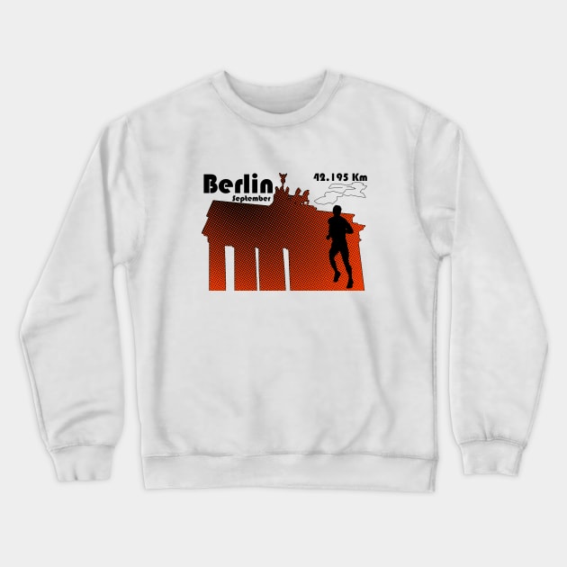 Berlin marathon Crewneck Sweatshirt by CTinyFactory